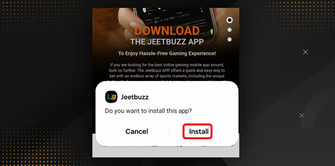 jeetbuzz apk download latest version for android step 5
