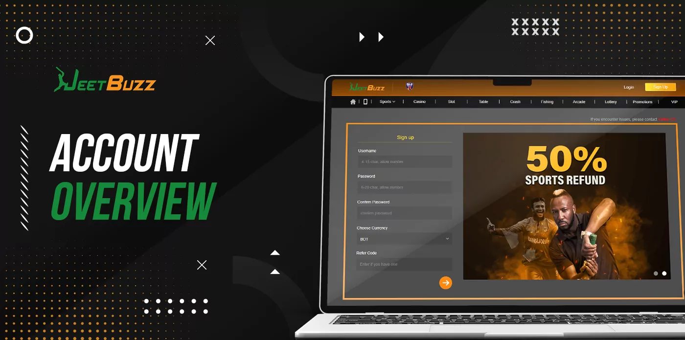 Features and possibilities of account on Jeetbuzz platform 