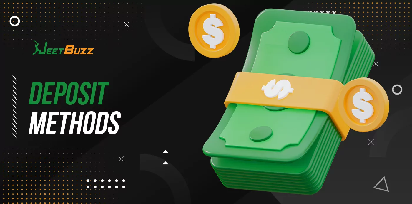 Methods for making a deposit to a Jeetbuzz account