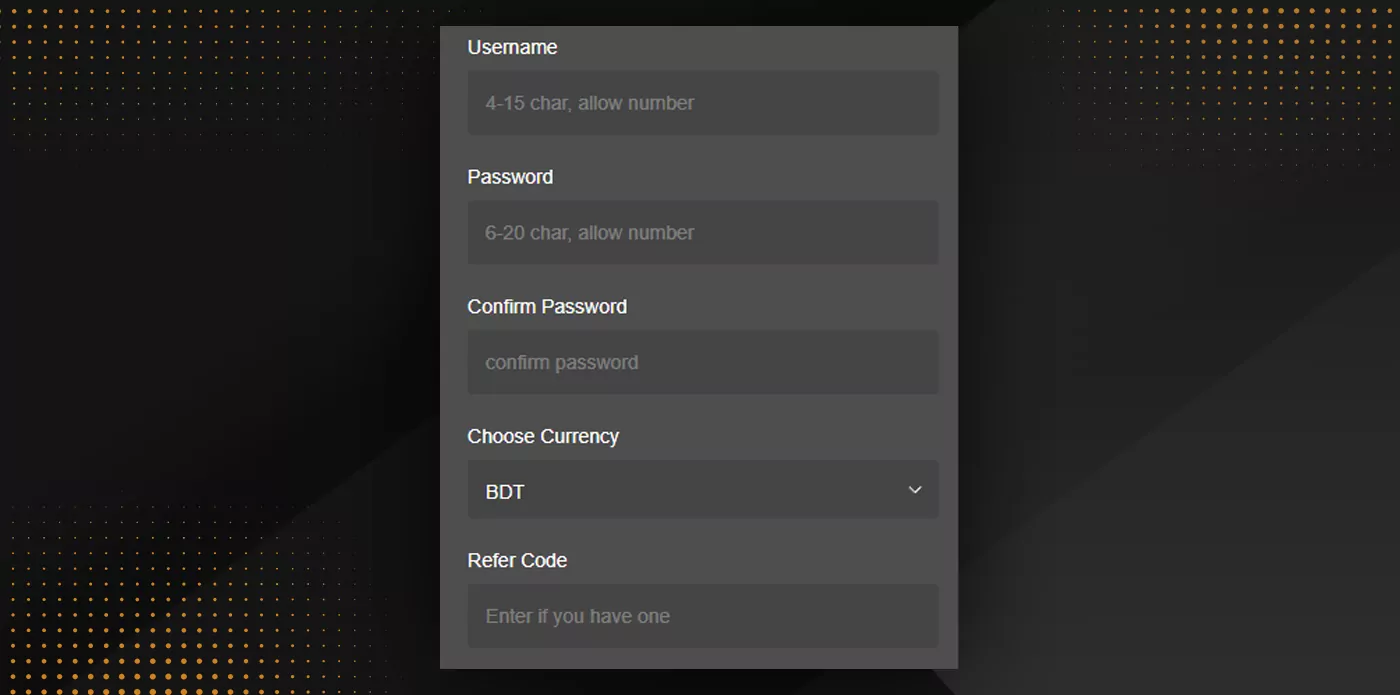 jeetbuzz sign up online step 3