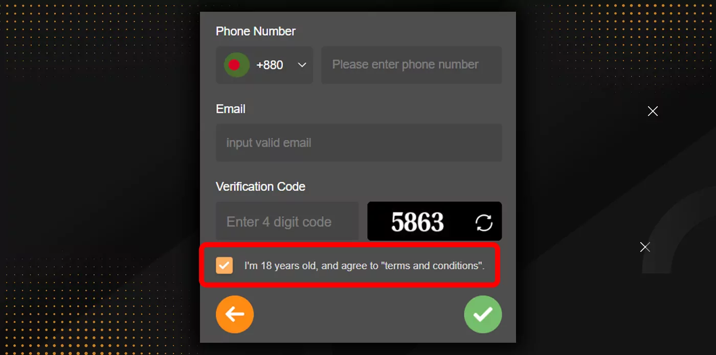 registration at jeetbuzz step 4