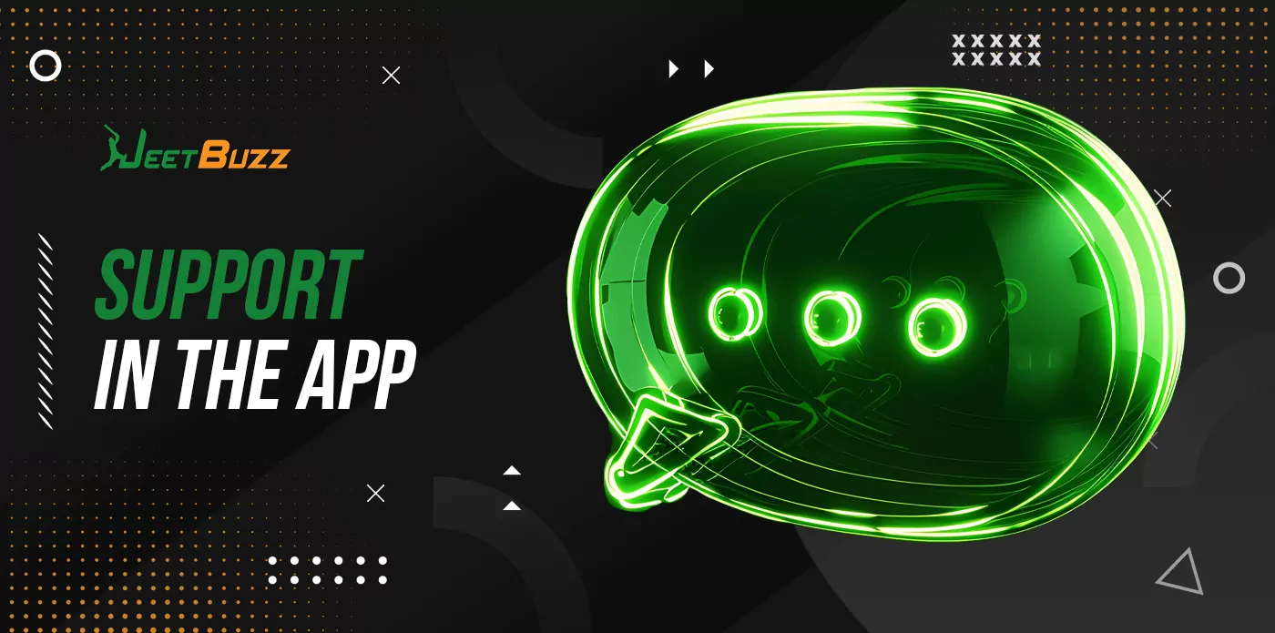 Support service in Jeetbuzz Bangladesh app