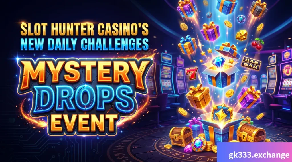 Slot Hunter Casino’s New Daily Challenges : Mystery Drops Event